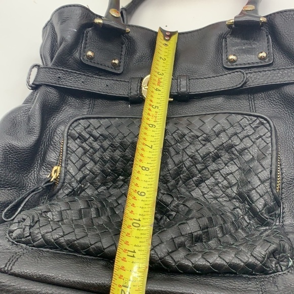 Elliot Lucca Black Leather Handle Bag. BP1634A - Picture 13 of 14